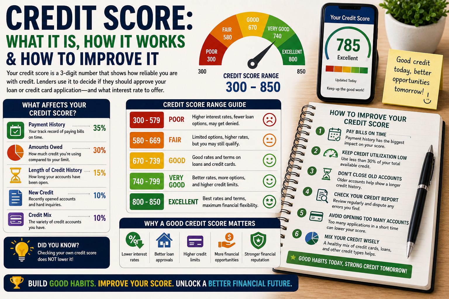 Credit Score: What It Is, How It Works & How to Improve It