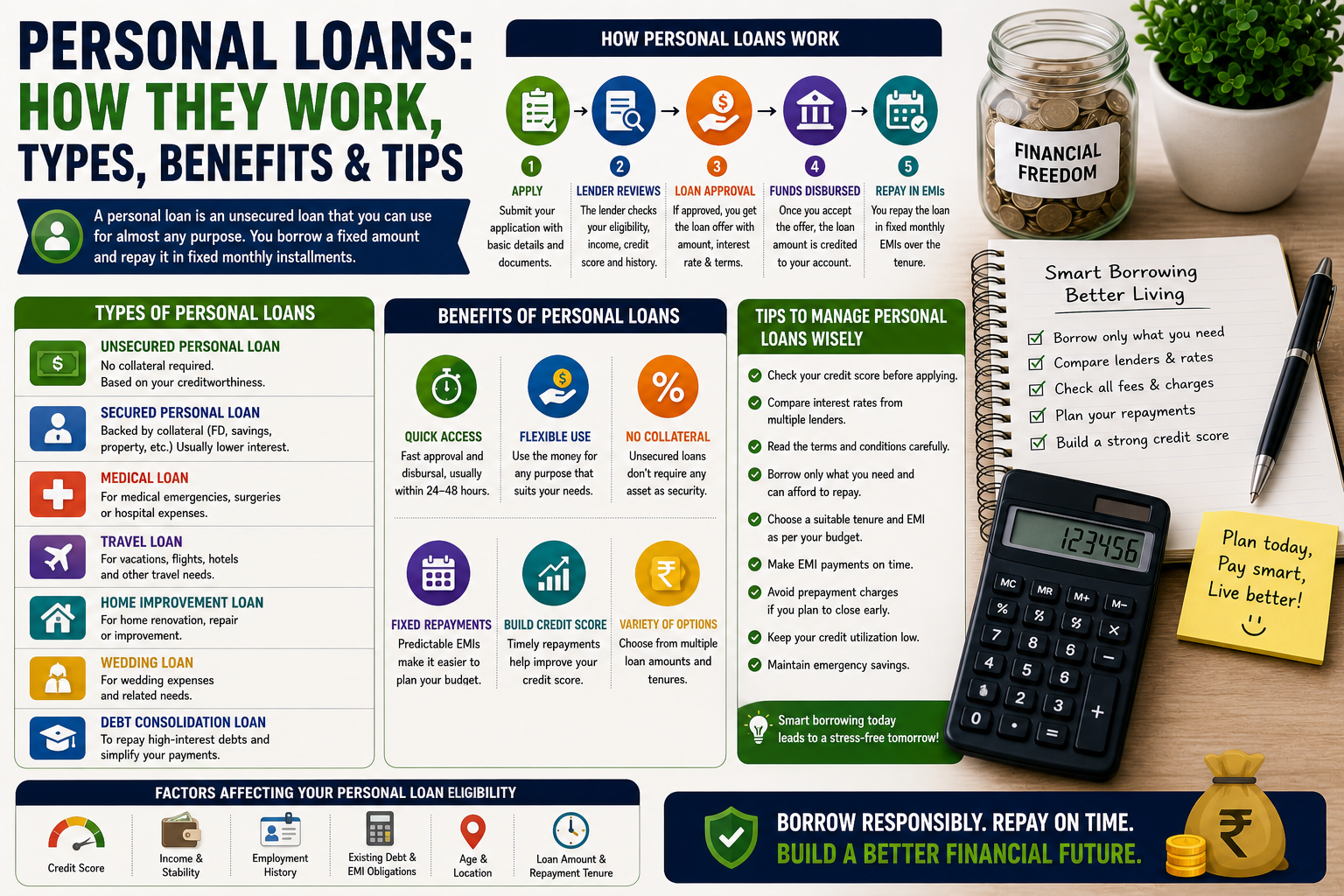 Personal Loans: How They Work, Types, Benefits & Tips